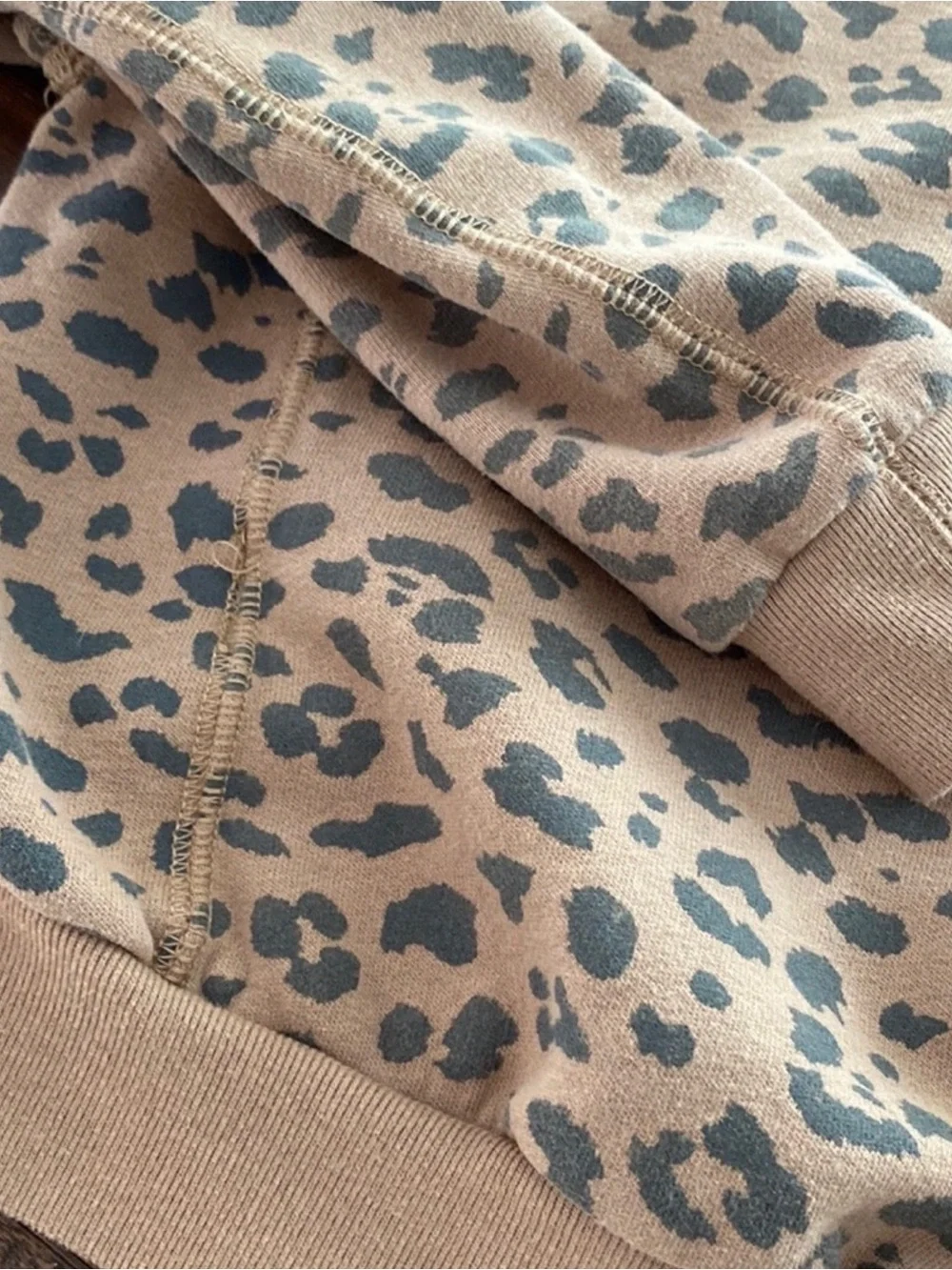 Abercrombie & Fitch XS soft fleece leopard hoodie - Picture 10 of 11